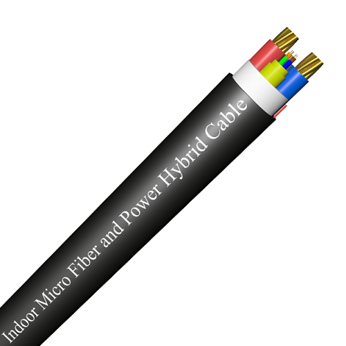 Indoor Micro  Fiber and  Power Hybrid Cable