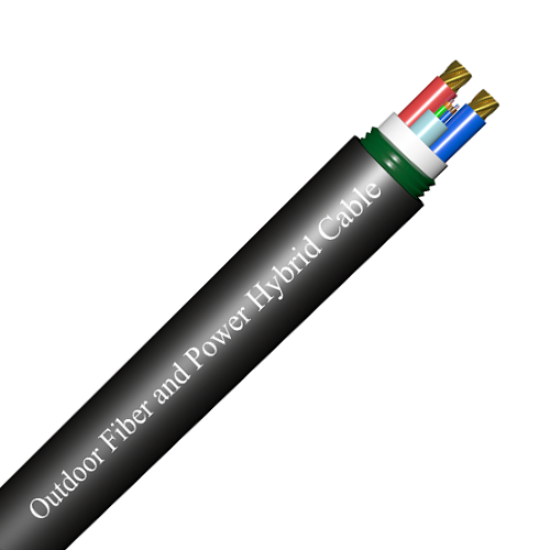 Outdoor Fiber and Power Hybrid Cable(GDTS)