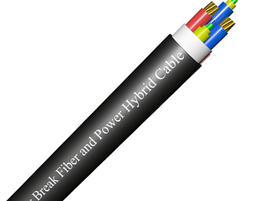 Indoor Break Fiber and  Power Hybrid Cable